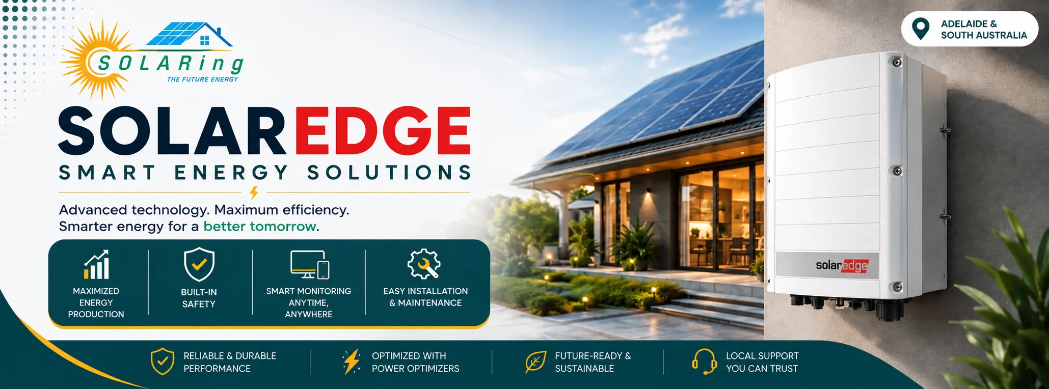 Solaring promotional solar banner