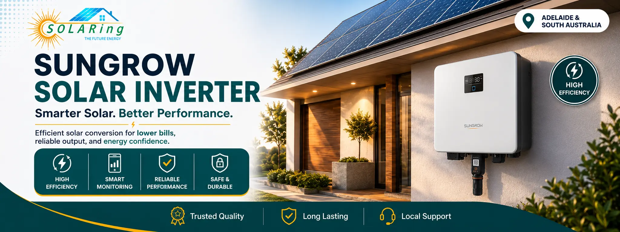 Solaring promotional solar banner