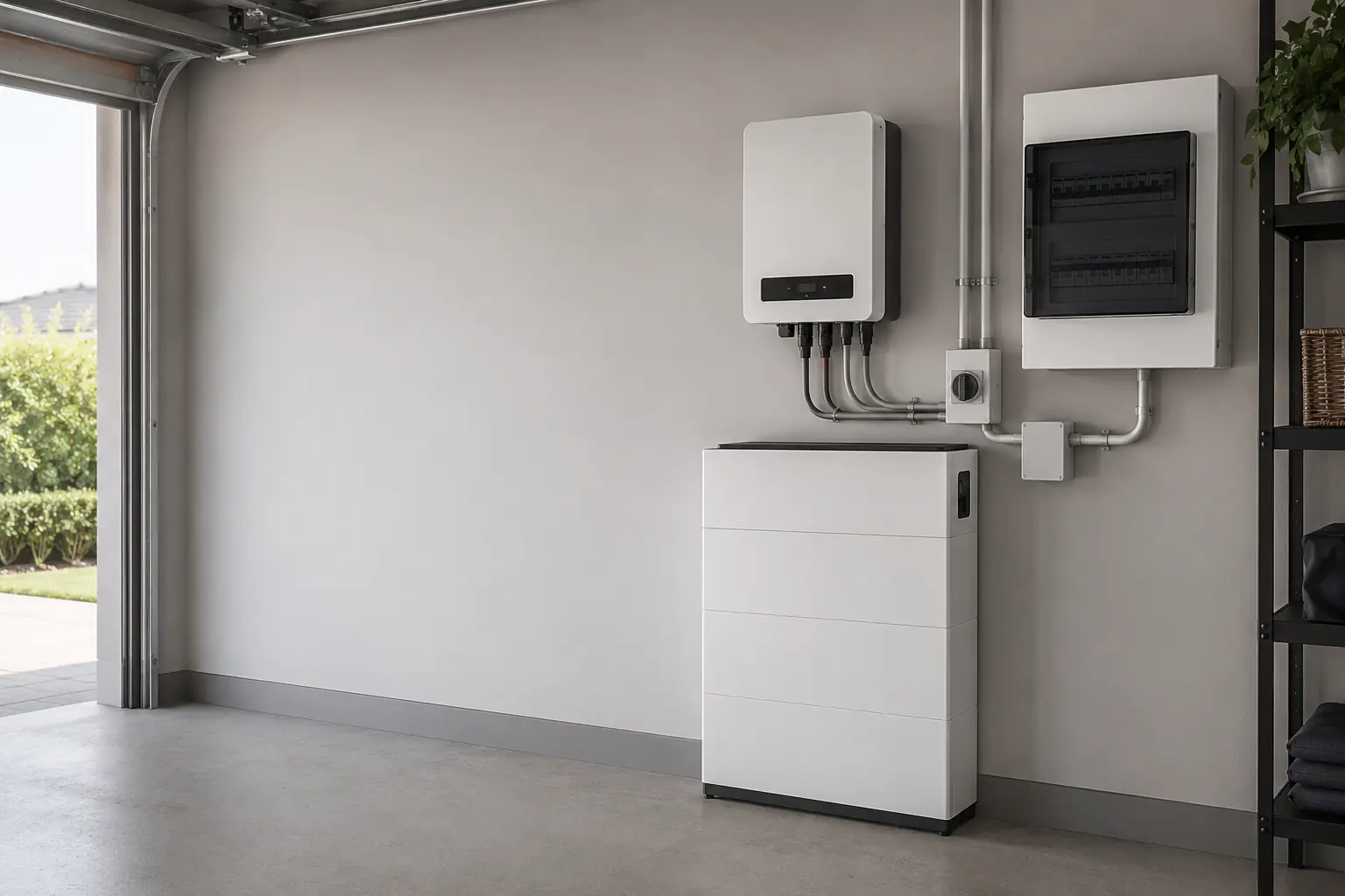 Professionally installed home battery system