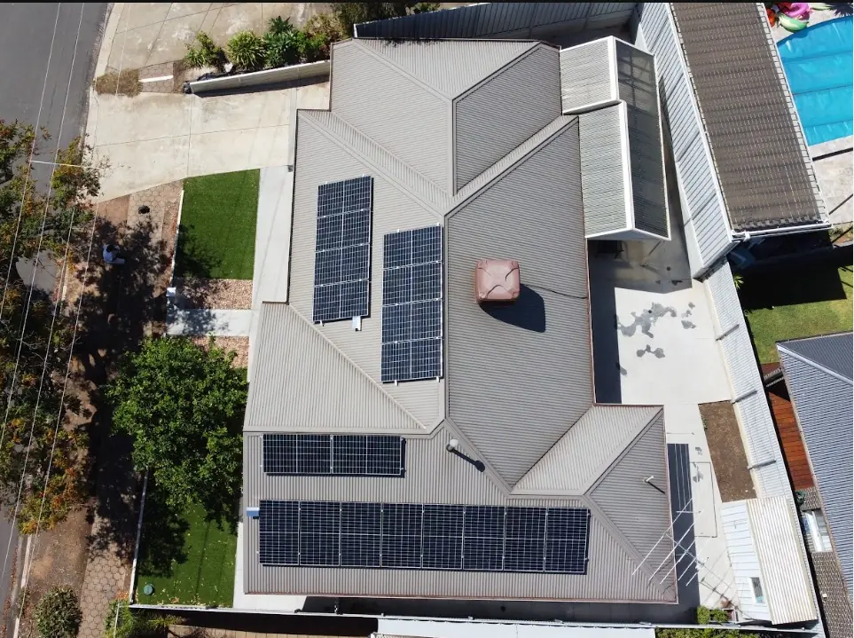 Residential rooftop solar system
