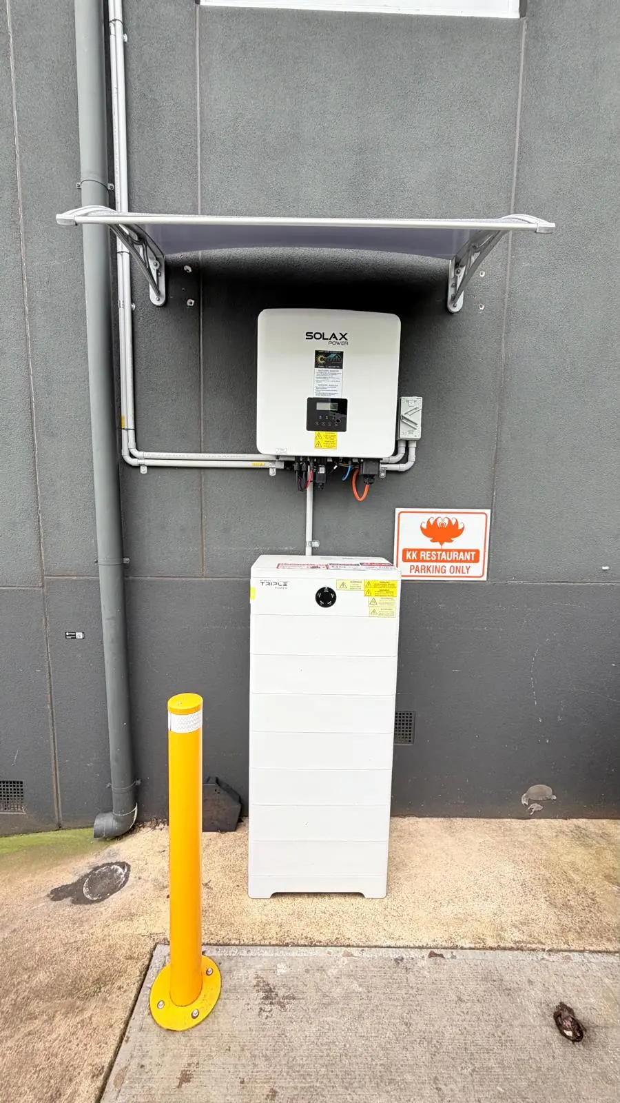 SolaX Triple Power battery installation