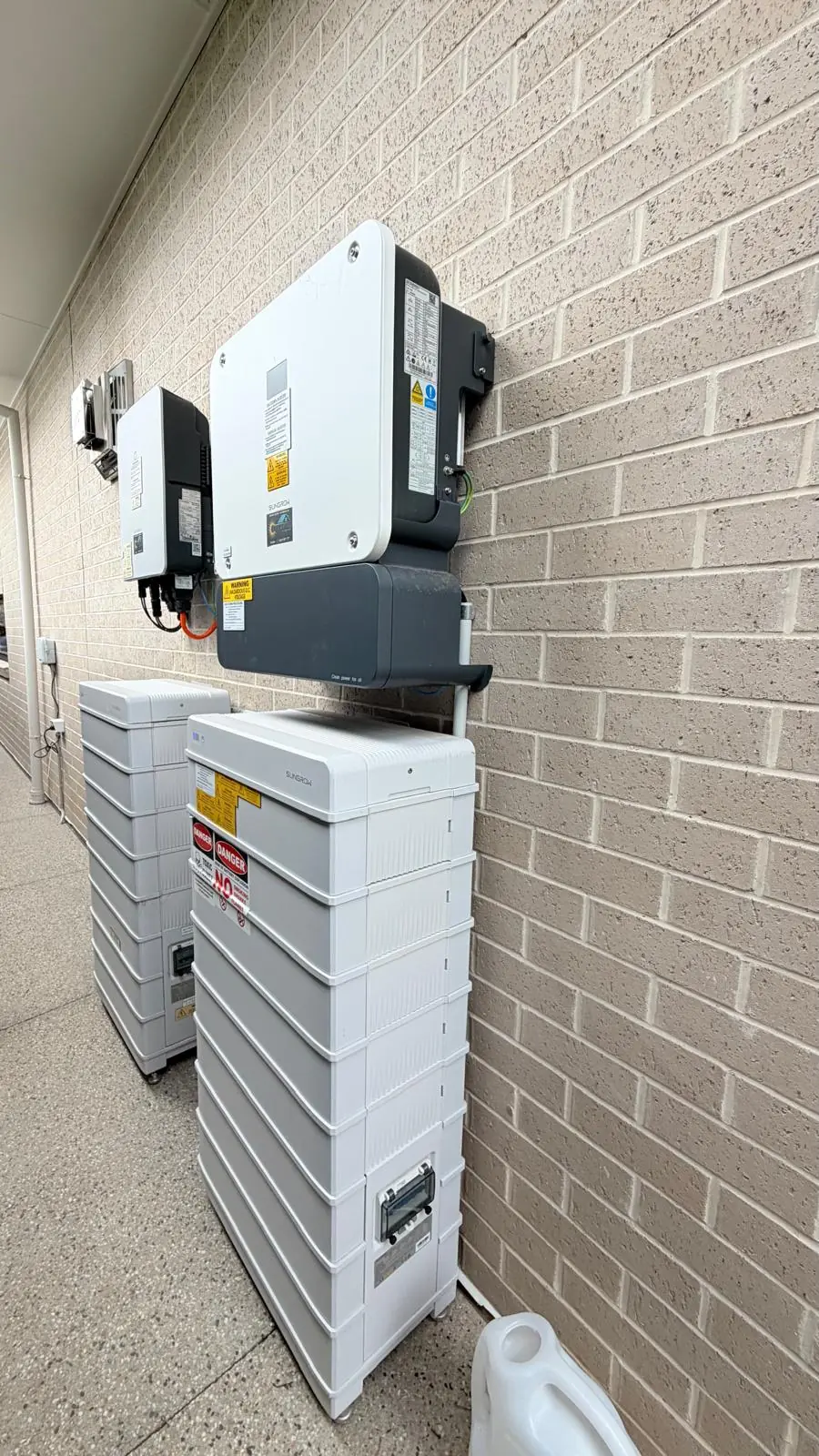 Sungrow energy system installation
